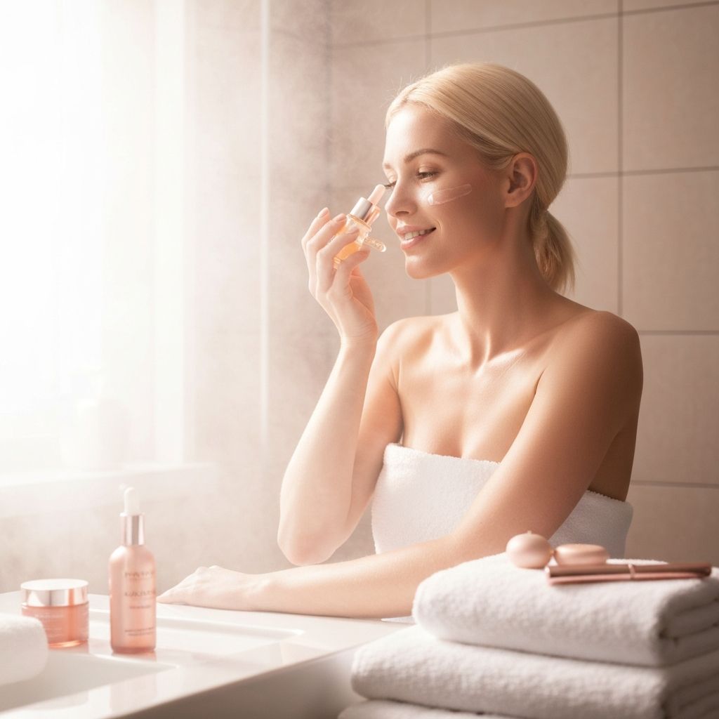 Козметика против стареене, нежен уход на розови тонове